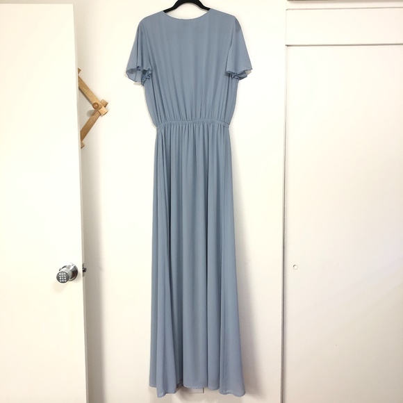 Show Me Your MuMu Michelle Flutter Maxi Dress - Picture 7 of 8